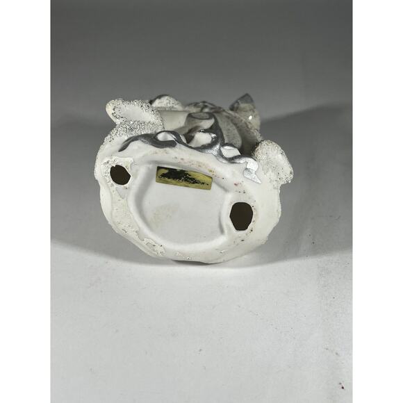 Vintage Christmas Santa Claus Victorian K’s Collection White Silver Figurine - Picture 14 of 16